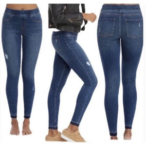 Spanx Distressed  Ankle Skinny Jeans